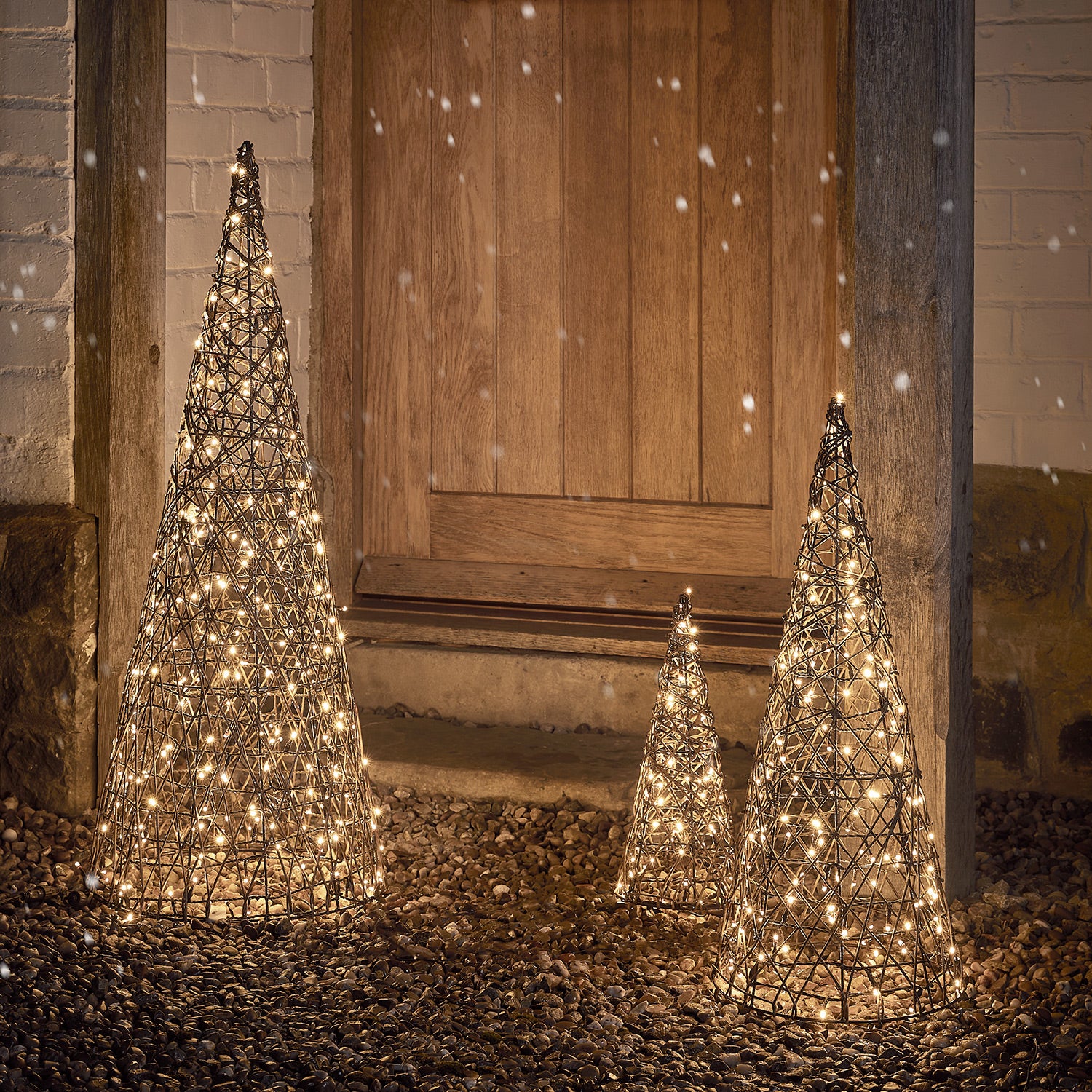 Transform Your Outdoor Space with Rattan Christmas Decorations