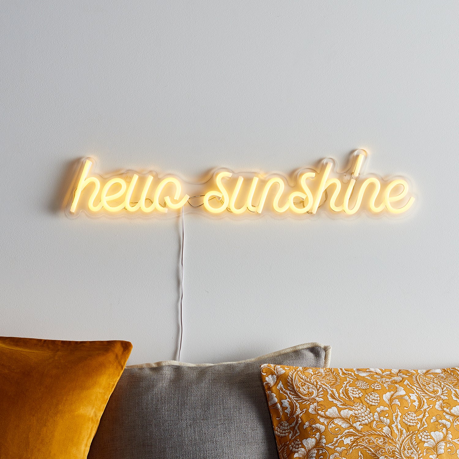 Hello Sunshine Neon Wall Light Lights4fun