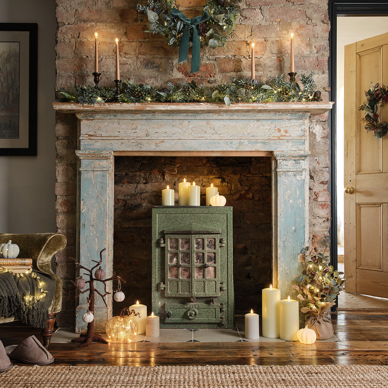 Autumn-Fireplace-Garland-Mantelpiece-Pumpkin-LED-Candles-Taper-Candles.jpg