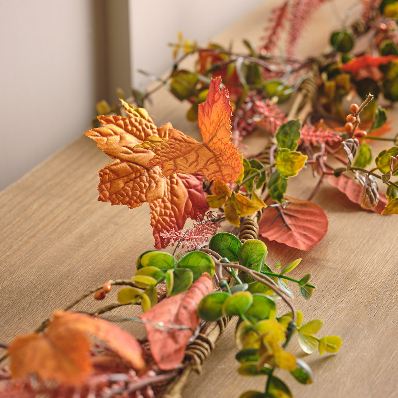 1.5m Maple Leaf Autumn Garland