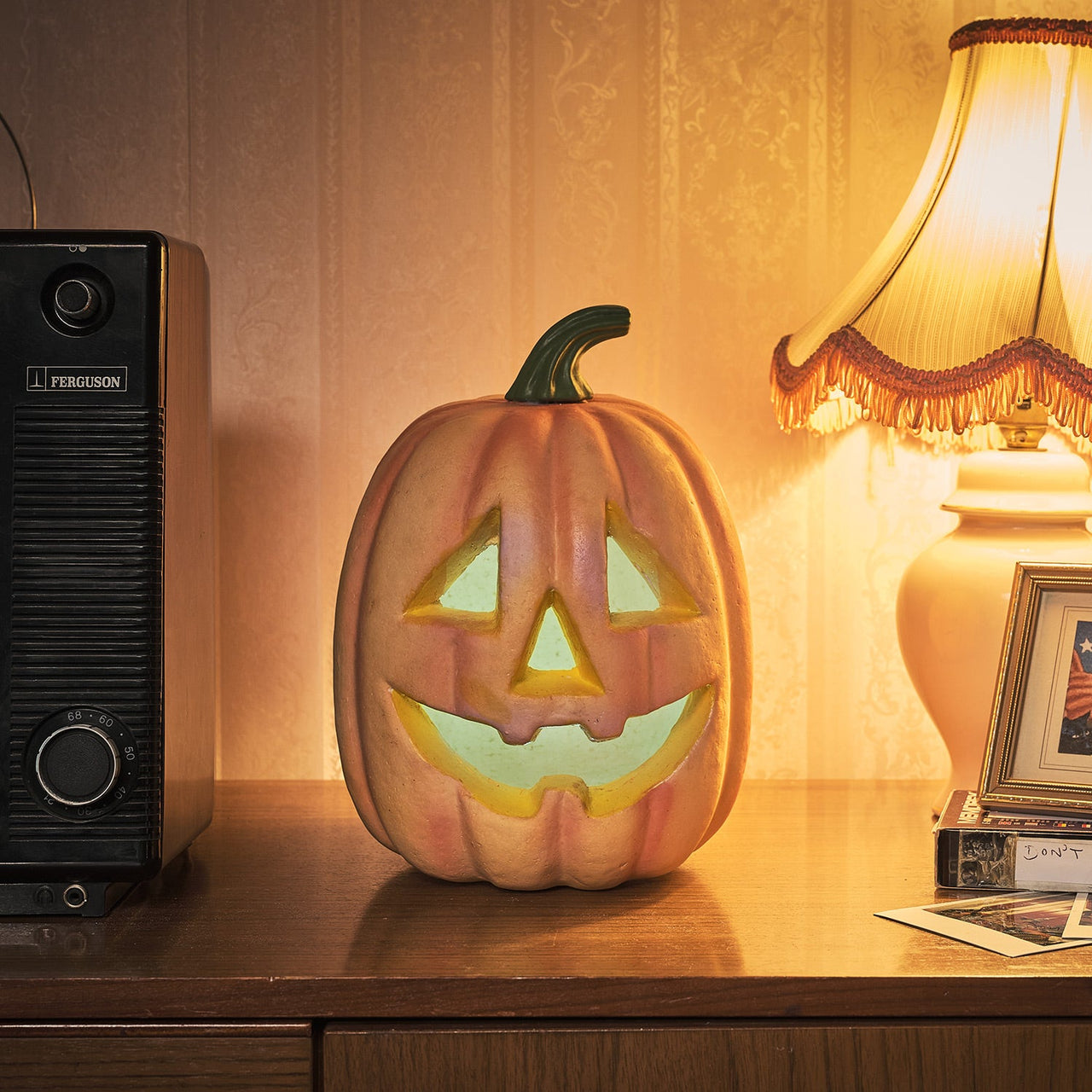 Jaunty Jack Lifesize LED Pumpkin