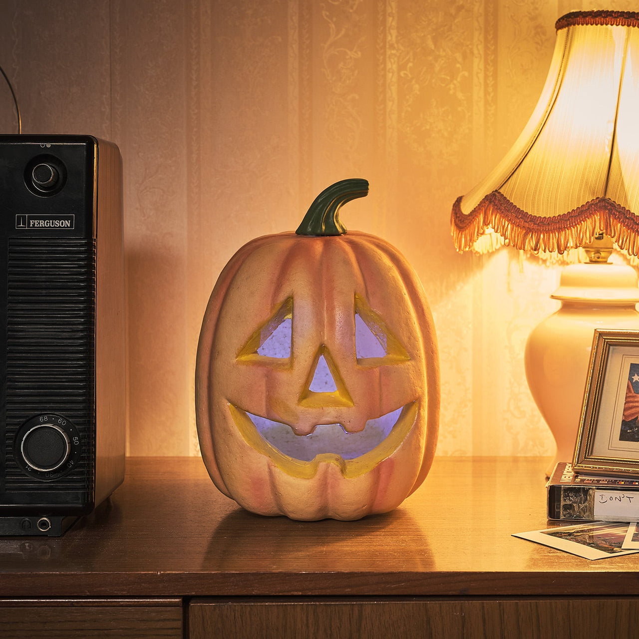 Jaunty Jack Lifesize LED Pumpkin