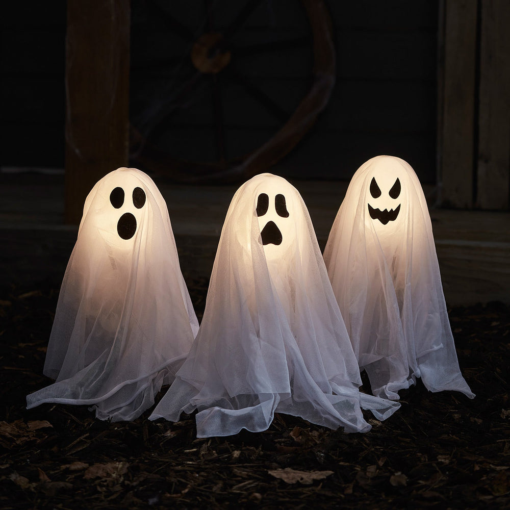 Halloween Ghost Outdoor LED Decorations Bundle