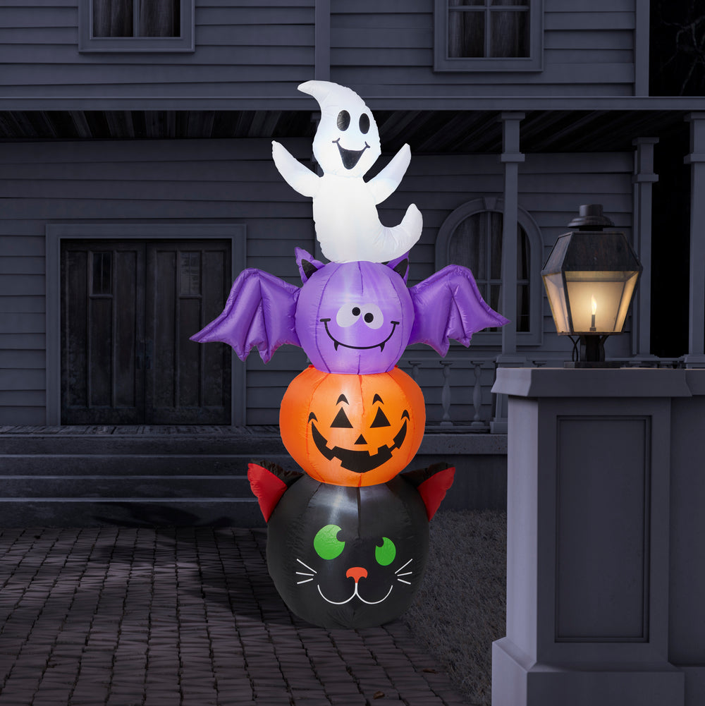 1.8m Mixed Halloween Character Totem Inflatable