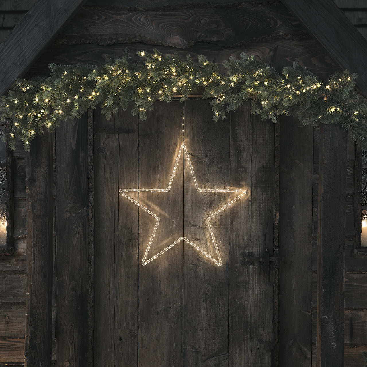 60cm Acrylic Star Silhouette Micro LED Hanging Light