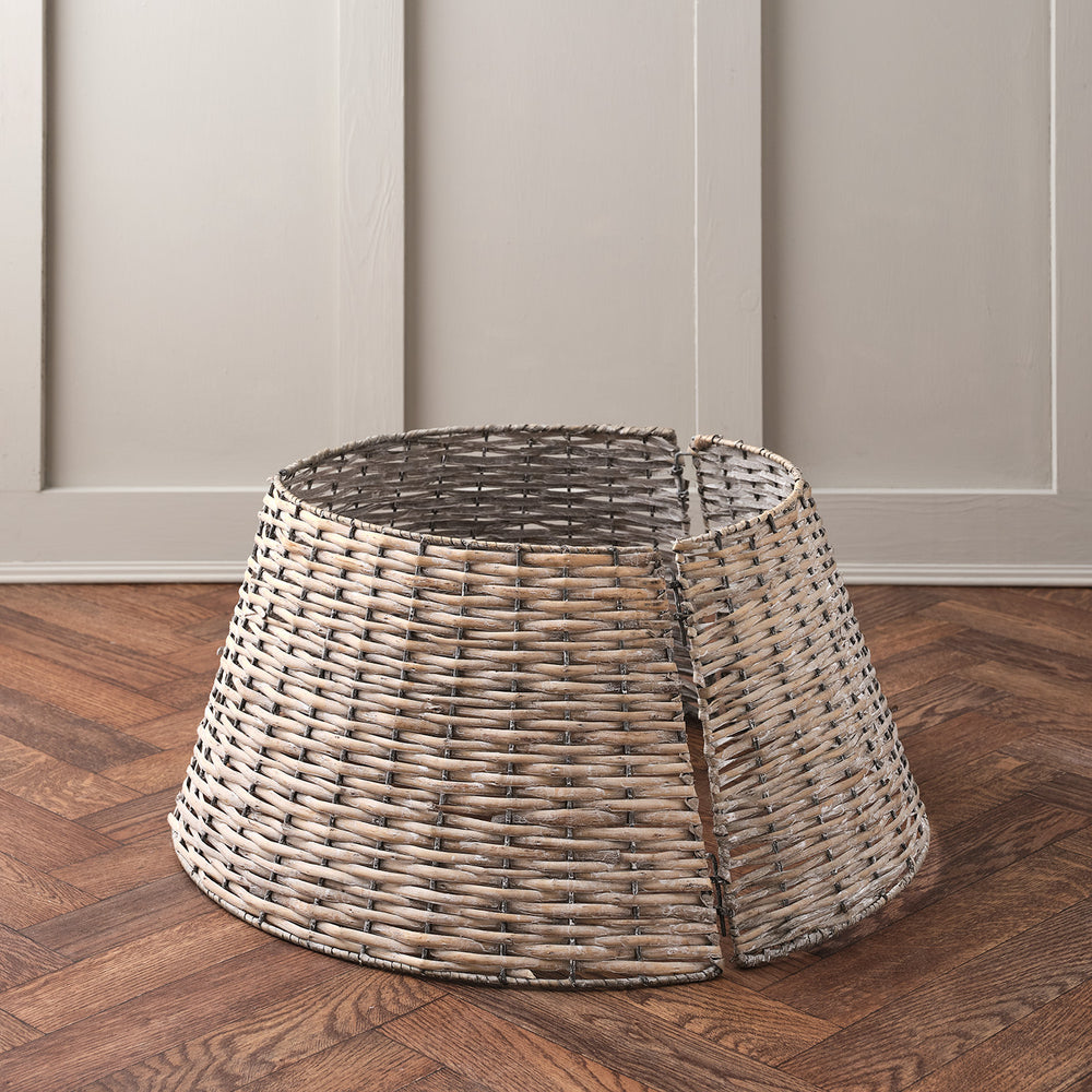 Rattan Christmas Tree Skirt