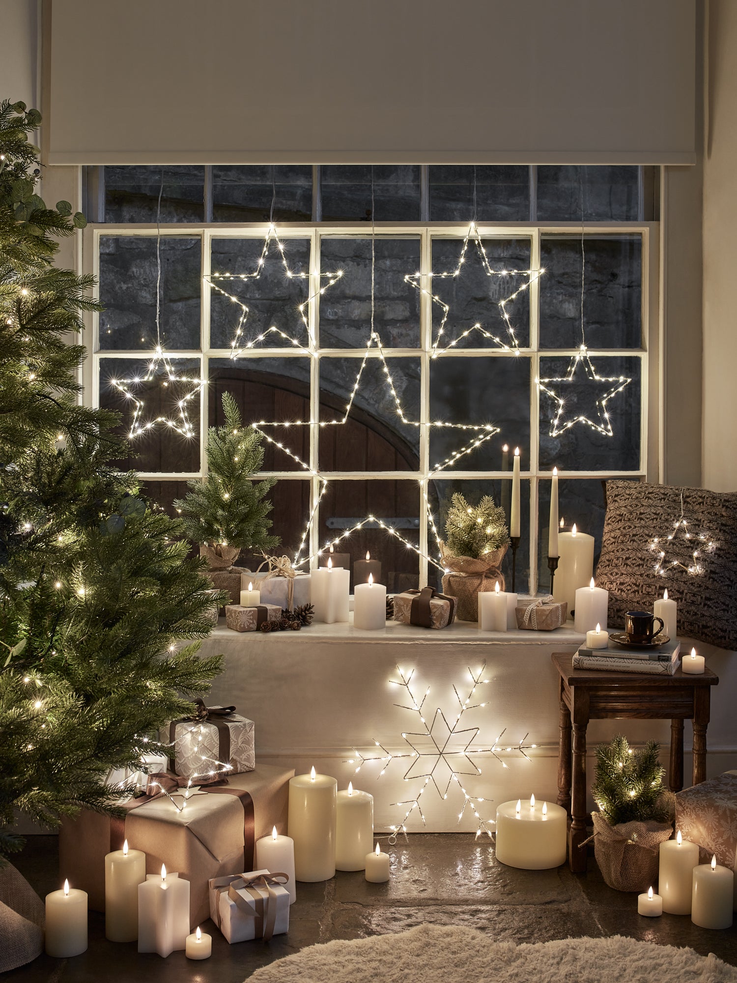 Christmas lights deals design in room