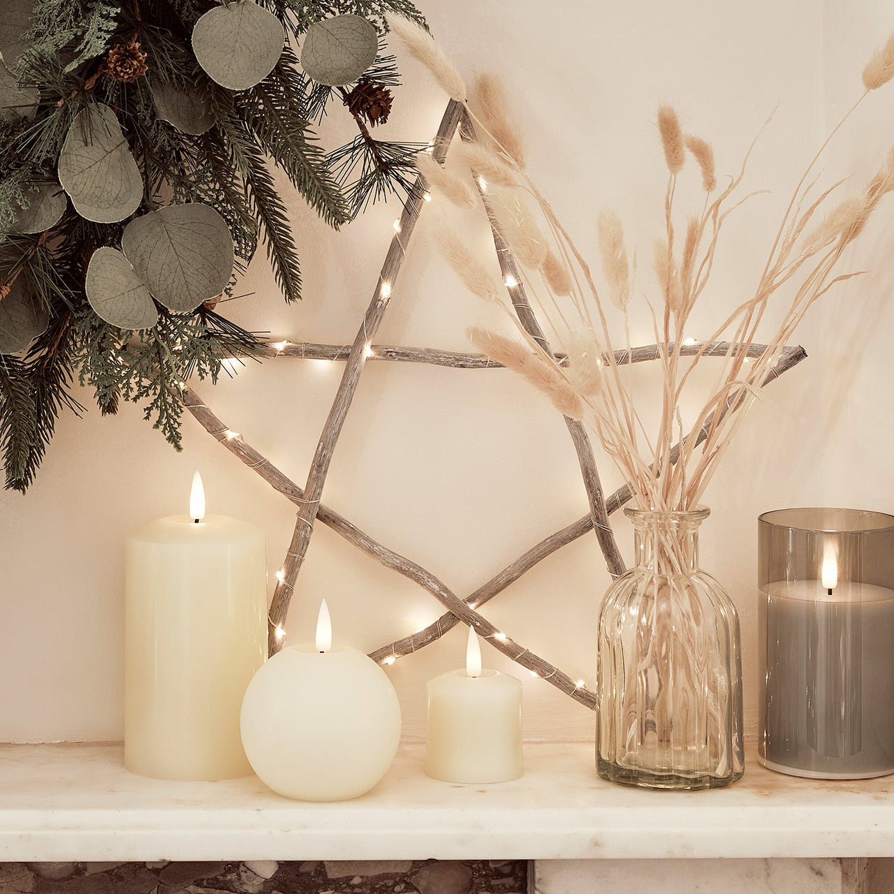 LL21098_Wooden-Grey-Star-Light-Illuminated-Mantel-LED-Candles-Christmas-Display.jpg