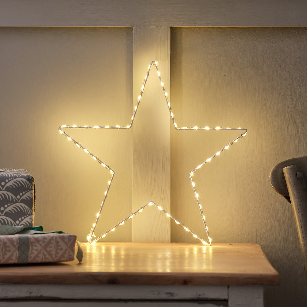 36cm Dual Colour LED Osby Star Sihouettes