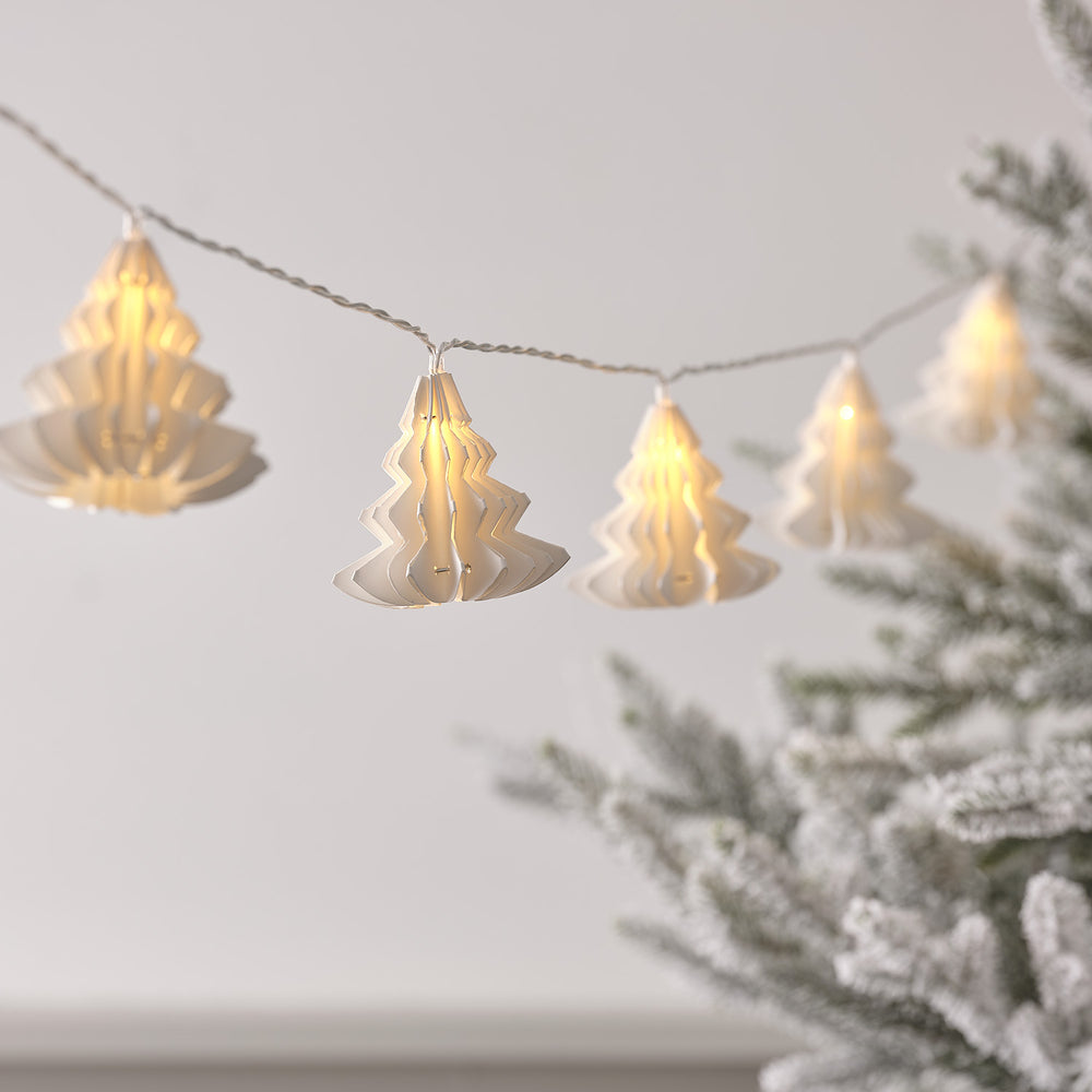 1.8m Paper Christmas Tree LED String Lights