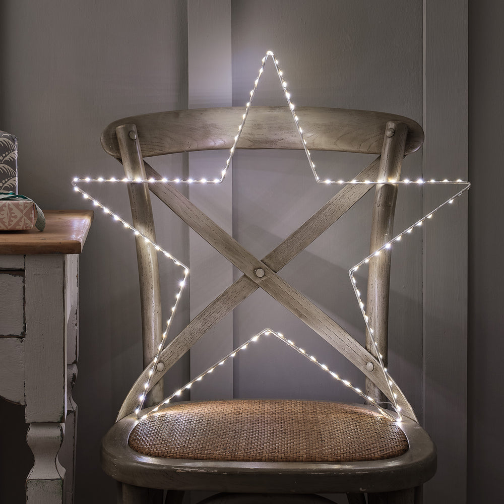 60cm Dual Colour LED Osby Star Sihouette Light