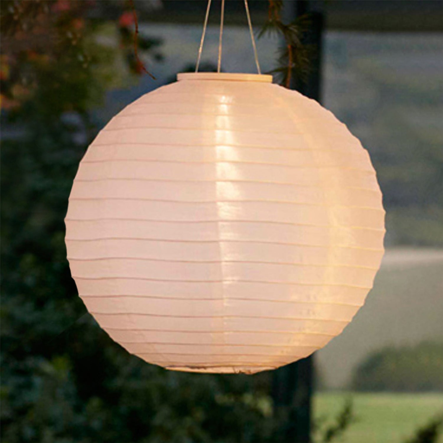 White outdoor paper sale lanterns