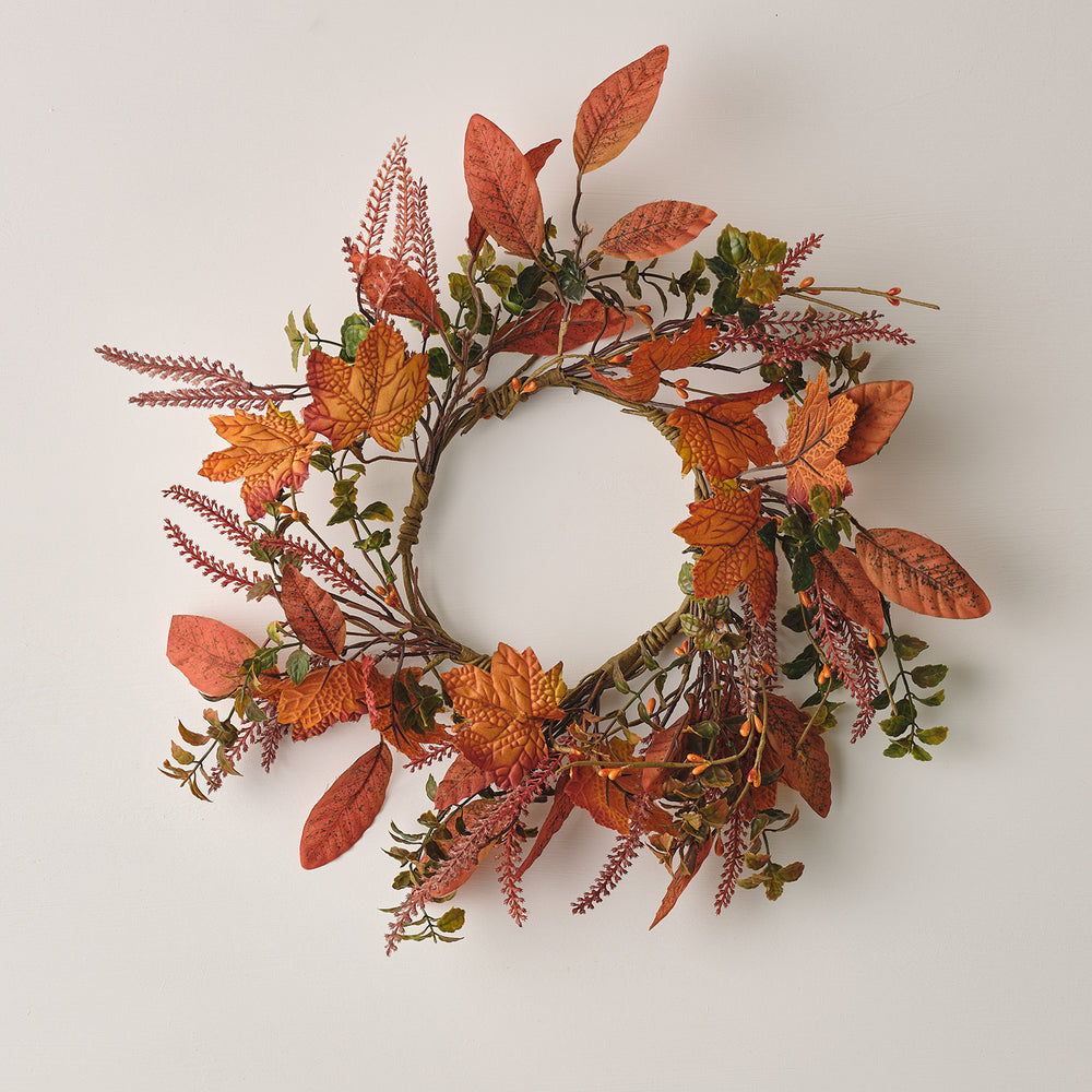 40cm Autumn Maple Leaf Wreath