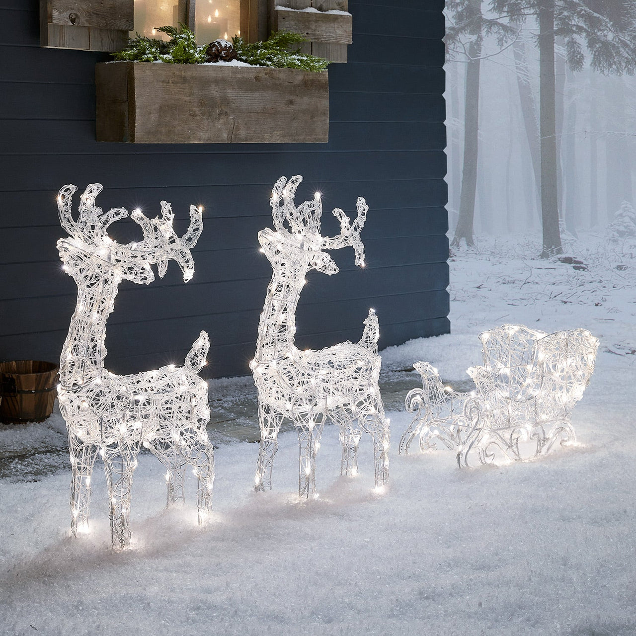 XX2101_Acrylic-Light-Up-Reindeer-and-Sleigh-Christmas-Fignure-Snowy-Cabin_1.jpg