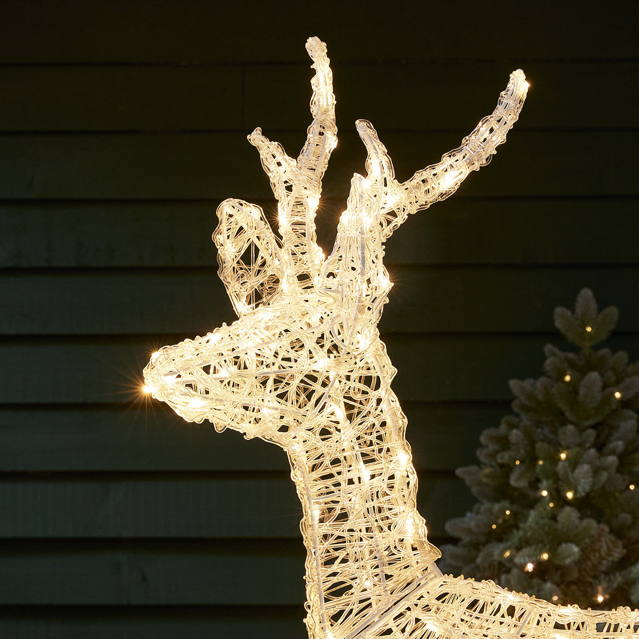 Swinsty Stag Dual Colour LED Light Up Reindeer