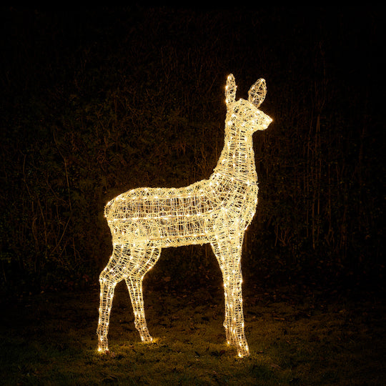 Battery Operated Light Up Reindeer – Lights4fun.co.uk