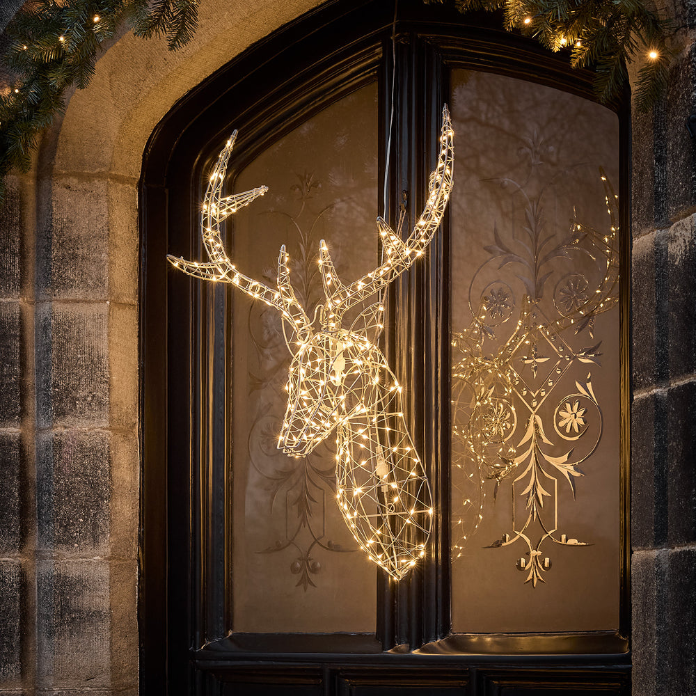 Duchy Stag's Head LED Wall Light