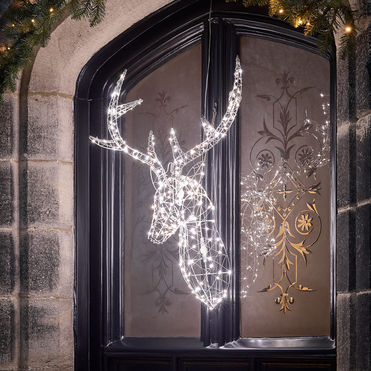 Duchy Stag's Head LED Wall Light