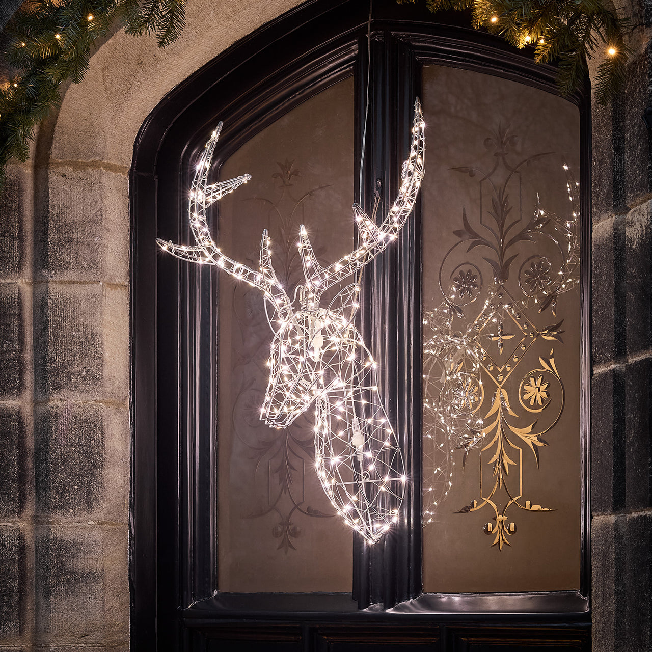 Duchy Stag's Head LED Wall Light