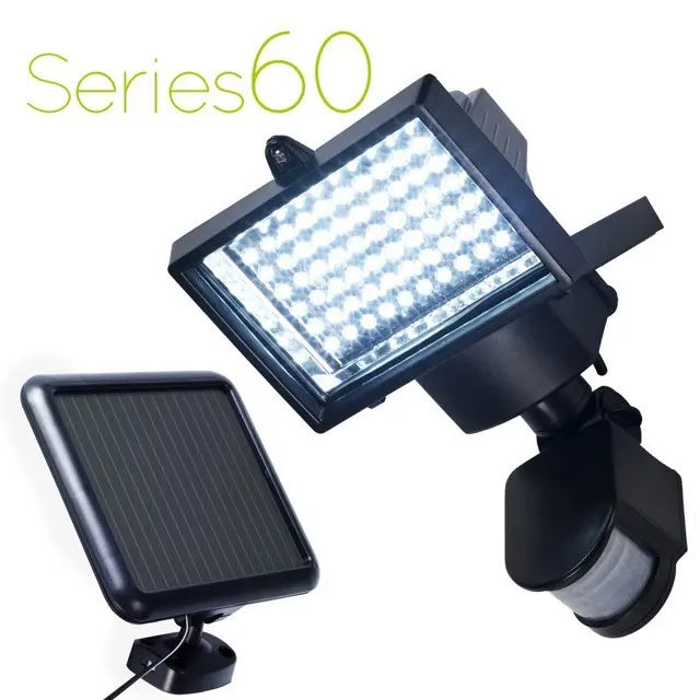 60 LED Solar Security Light With PIR 