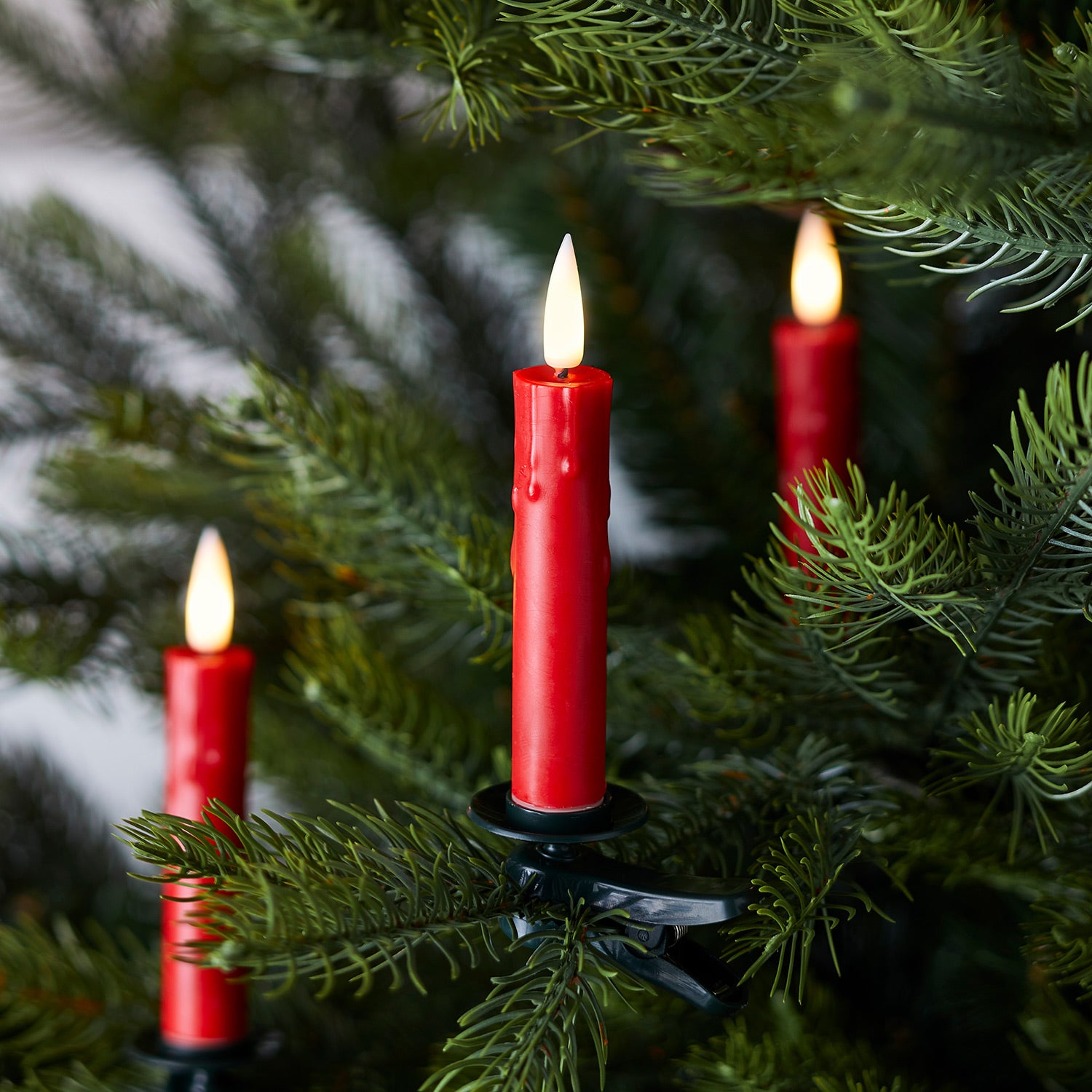 Christmas tree with deals candles