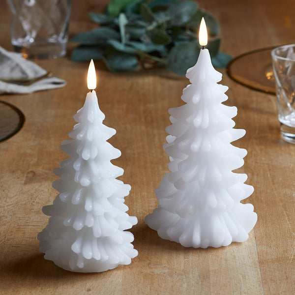 TruGlow® Tree Christmas Candle Duo | Lights4fun.co.uk