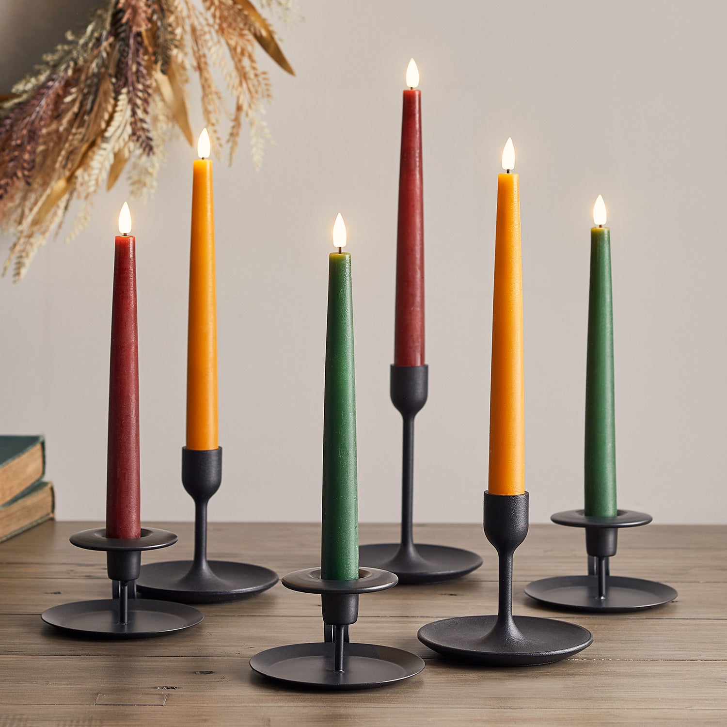 Led taper deals candles with remote