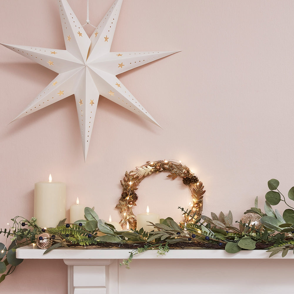 Paper Star Decoration Trio