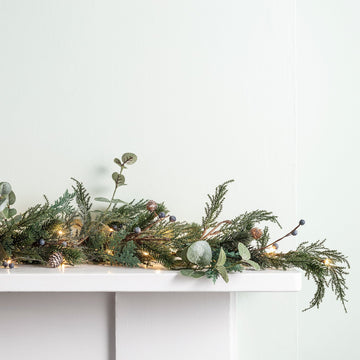 2m Frosted Berry & Pinecone Christmas Garland | Frosted Christmas ...