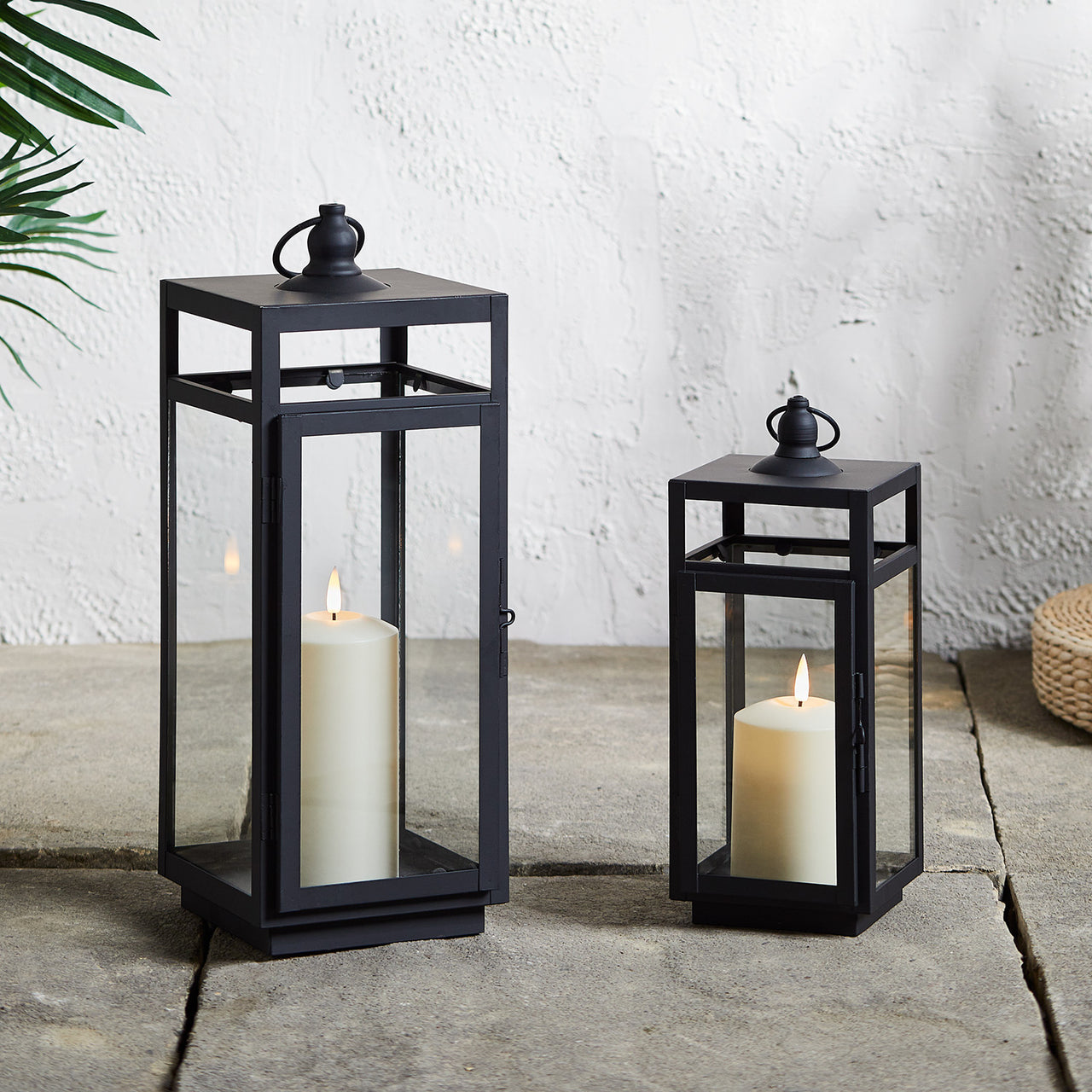 Bunbury Garden Lantern Duo with TruGlow® Candles