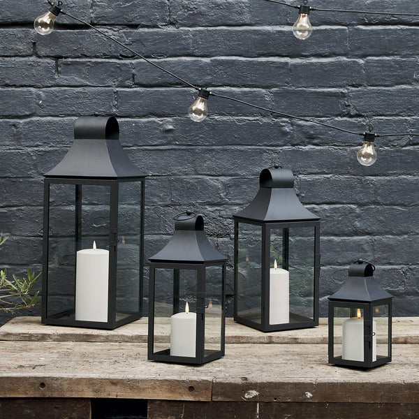 Exterior lanterns store black