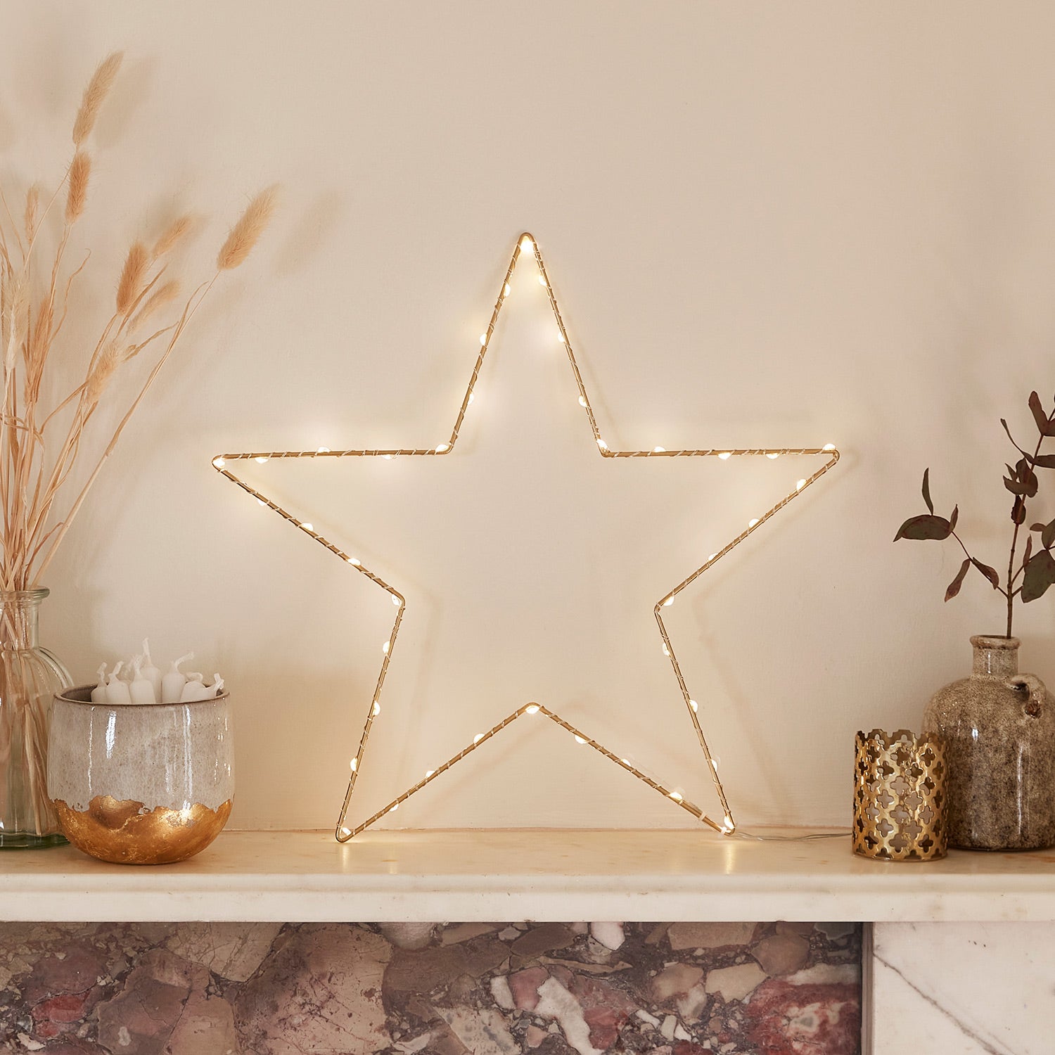 Gold 2024 star light