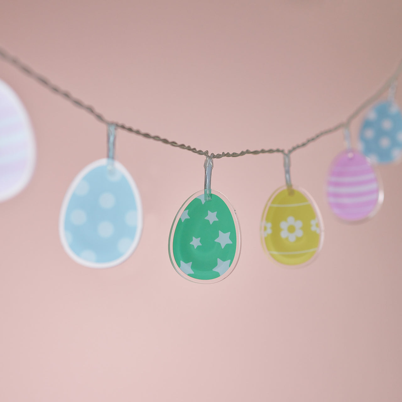 12 Pastel Egg Easter Fairy Lights