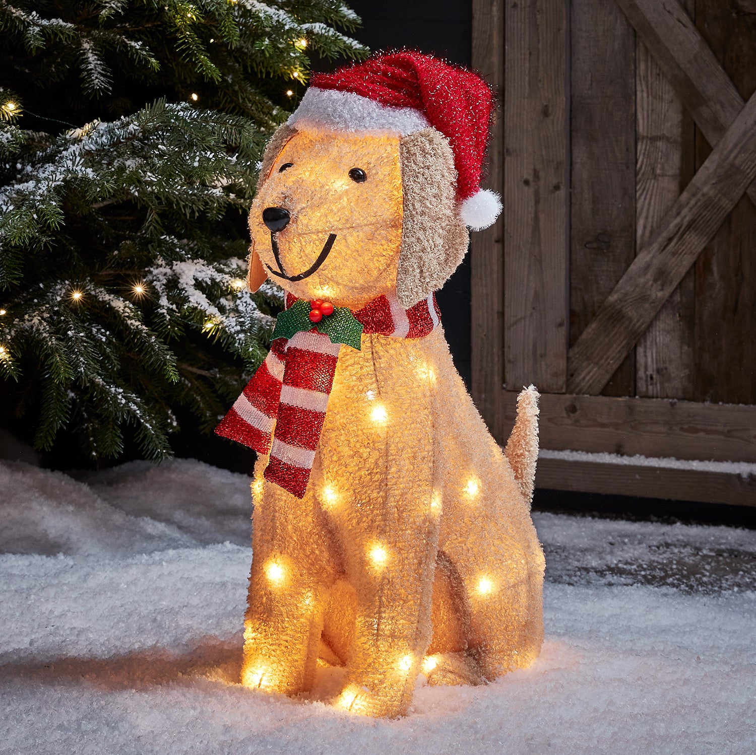 Labrador Outdoor Christmas Figure Lights4fun