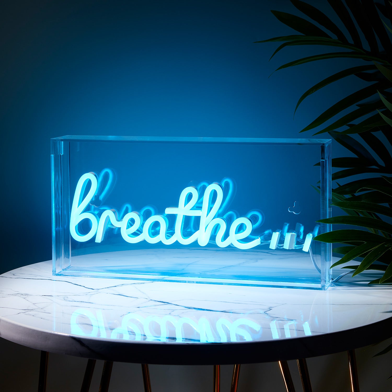 Breathe Neon Wall Light – Lights4fun.co.uk