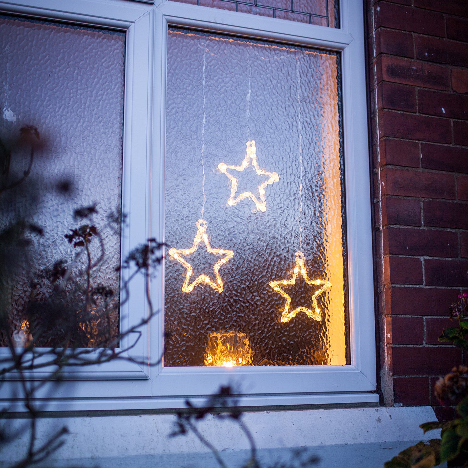 Battery operated christmas on sale star for window