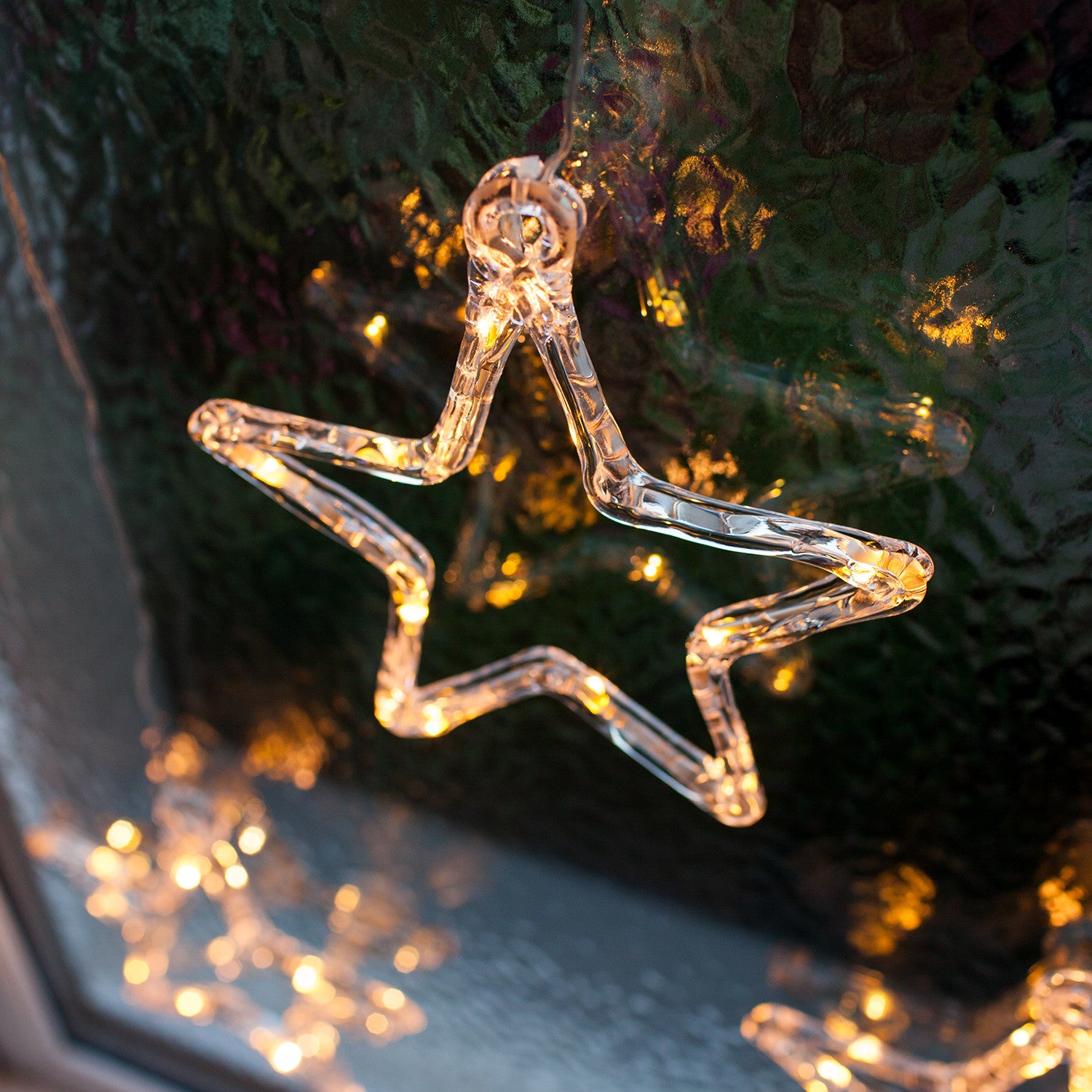 Battery operated christmas on sale star for window